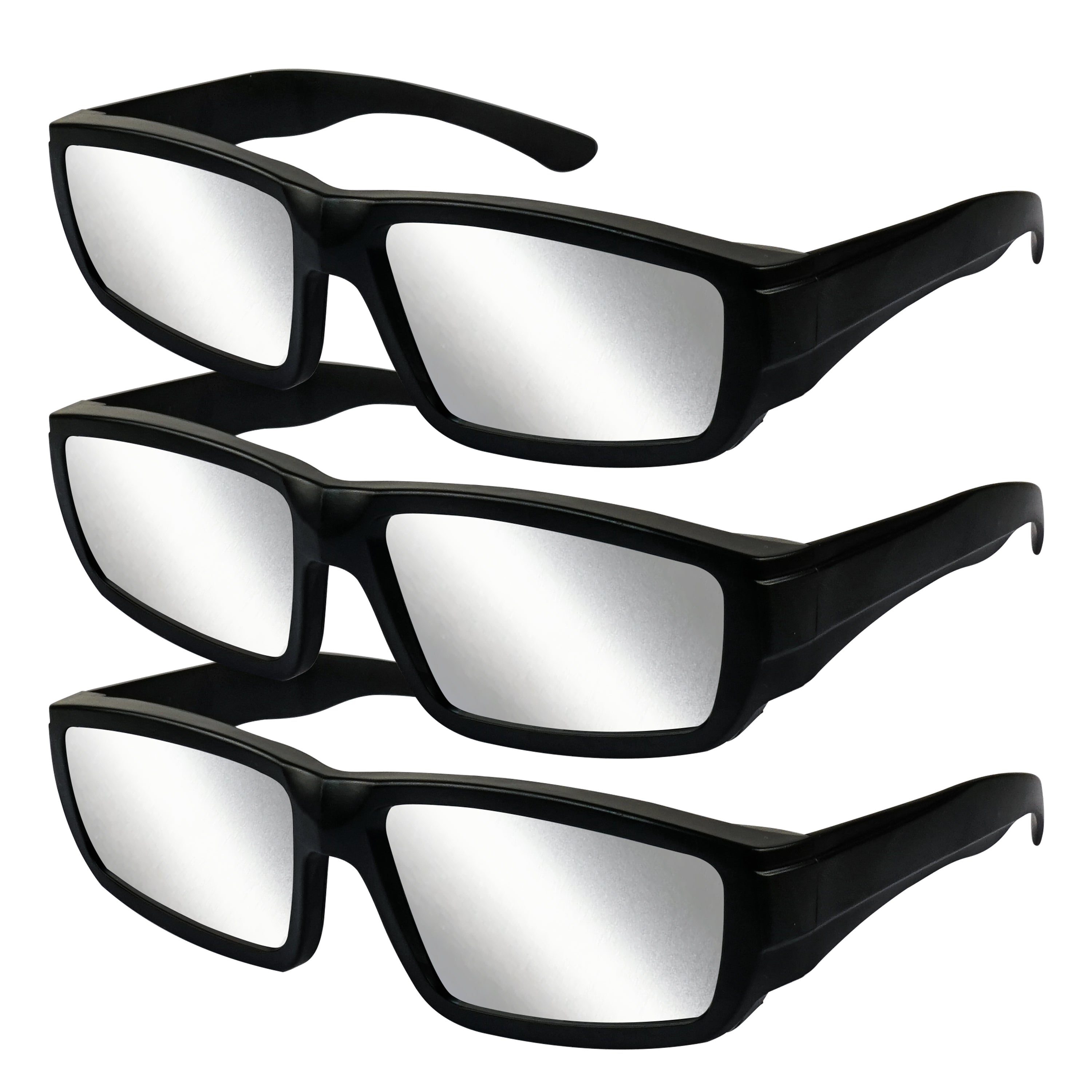 Solar Eclipse Glasses - ISO 12312-2:2015(E) & CE Certified, Durable Plastic Eclipse Glasses for Direct Sun Viewing